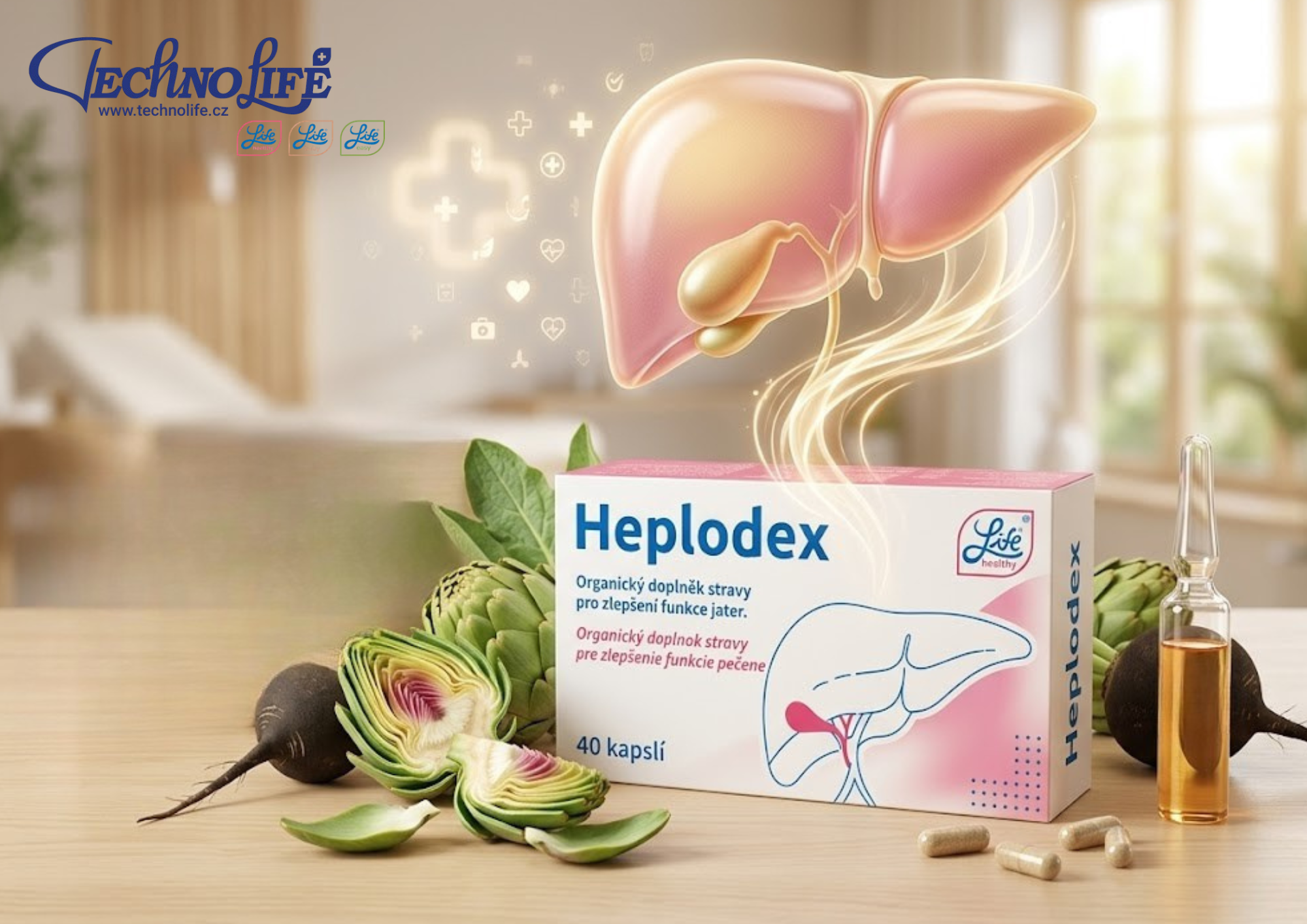 Heplodex: Cholin a vitaminy B pro promyšlenou každodenní péči
